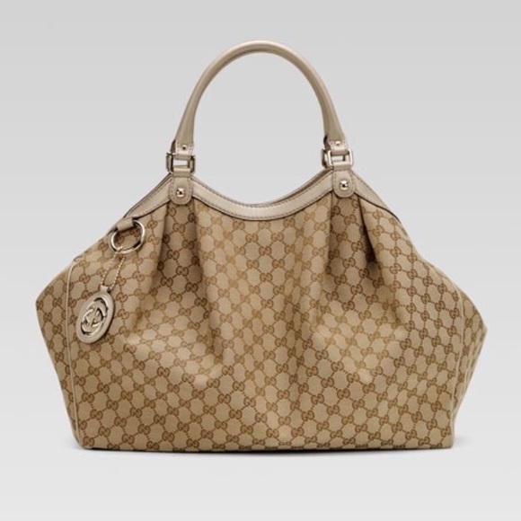 Gucci Handbags - GUCCI Large Sukey Purse Hobo Tote Bag